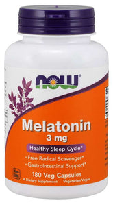 Melatonin 3 MG 180 Kapsul NOW FOODS